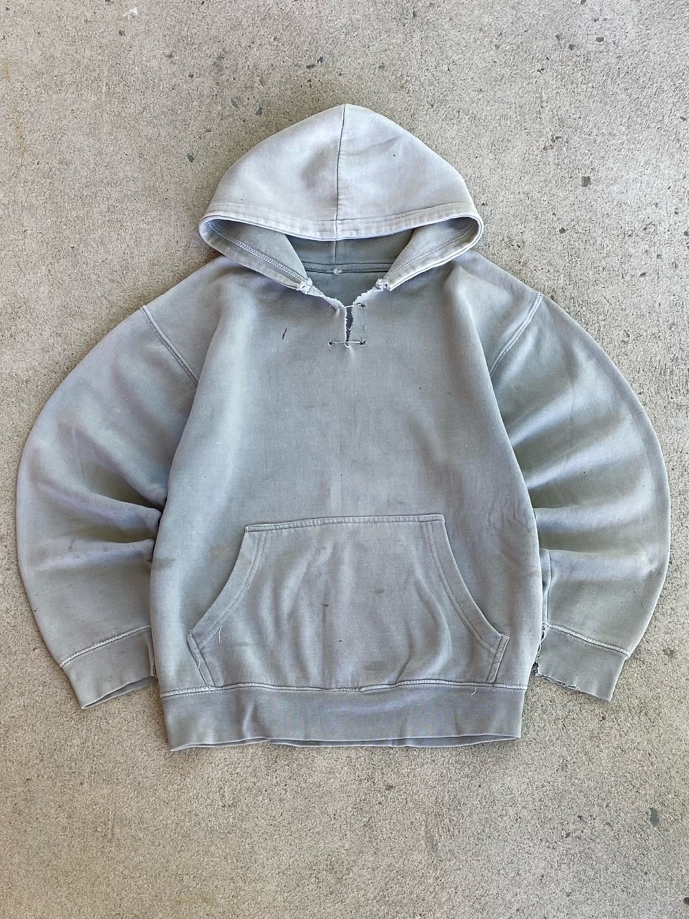 Vintage 90s Gray Faded Hoodie
